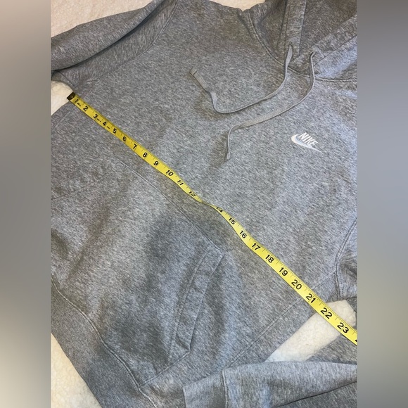 Nike Sportswear Club Fleece Pullover Hoodie Heather Gray Men’s Small - Picture 3 of 5